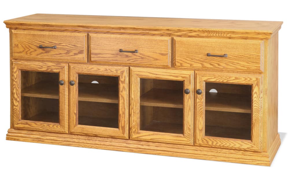 Traditional CN8 TV Media Console plain view Traditional CN8 TV Media Console plain view