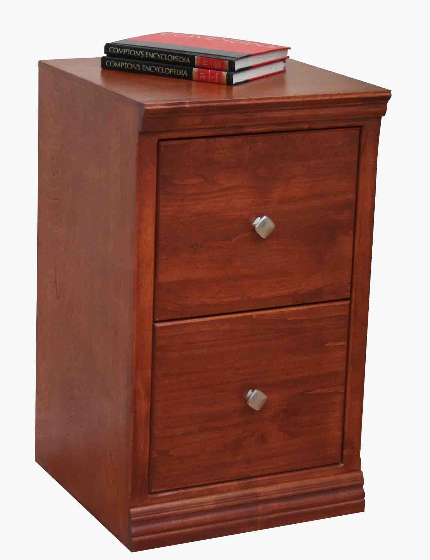 Traditional T178 2-Drawer File Cabinet shown in Alder Traditional T178 2-Drawer File Cabinet shown in Alder