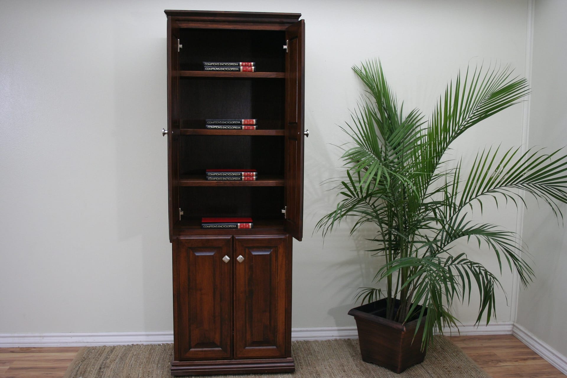 Traditional BK9 16″W 20″W 24″W 30″W 36″W 4-Door Library Bookcases shown with open doors Traditional BK9 16"W 20"W 24"W 30"W 36"W 4-Door Library Bookcases shown with open doors