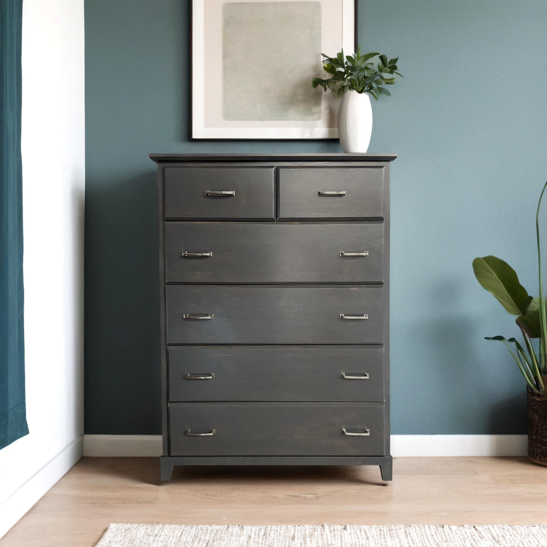 Avalon Solid Top 6 Drawer Gentleman’s Chest(6)